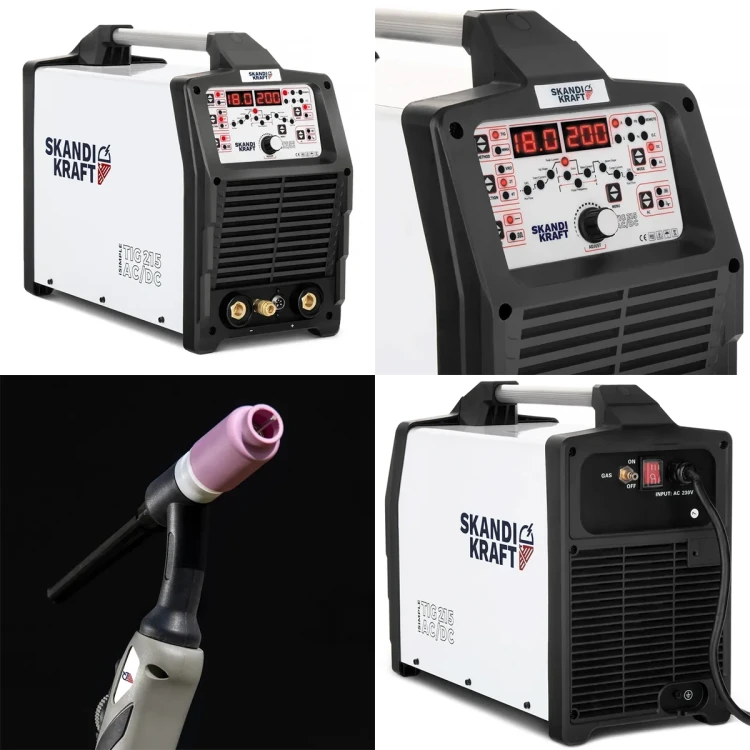 SKANDI KRAFT iSIMPLE TIG 215 AC/DC - Collage