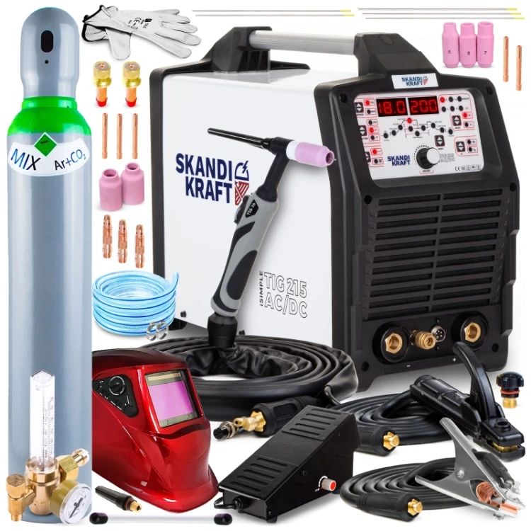 SKANDI KRAFT iSIMPLE TIG 215 AC/DC - Hersteller-Set