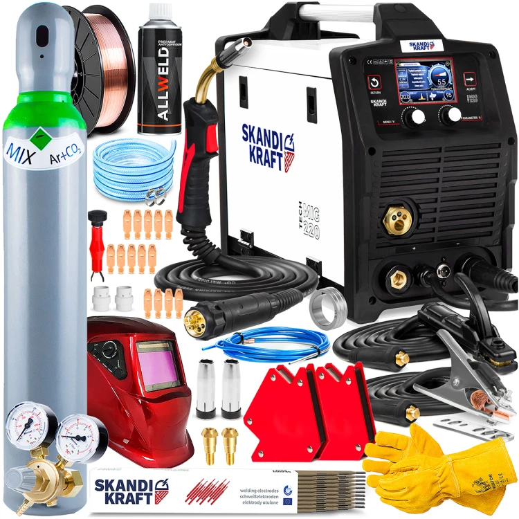 SKANDI KRAFT iTECH MIG 350 4R MIG/MAG - Hersteller-Set