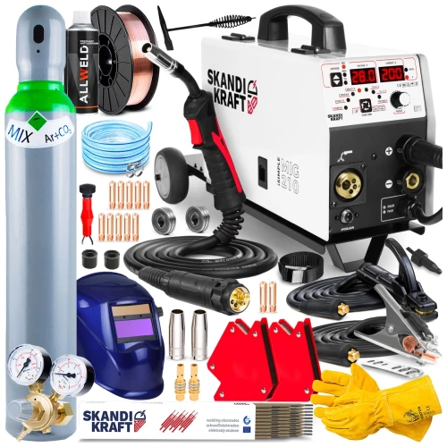 SKANDI KRAFT iTECH MIG 350 4R MIG/MAG - Hersteller-Set