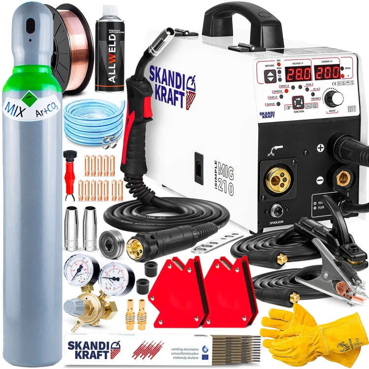 SKANDI KRAFT iTECH MIG 350 4R MIG/MAG - Hersteller-Set