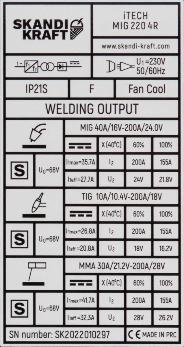 skandi-kraft-itech-mig-220-05-typenschild-technische-daten.webp