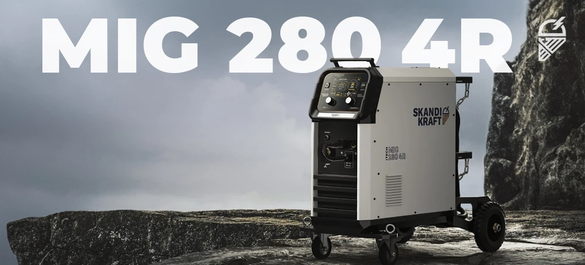 SKANDI KRAFT iTECH MIG 280 4R Dual Puls 3-in-1