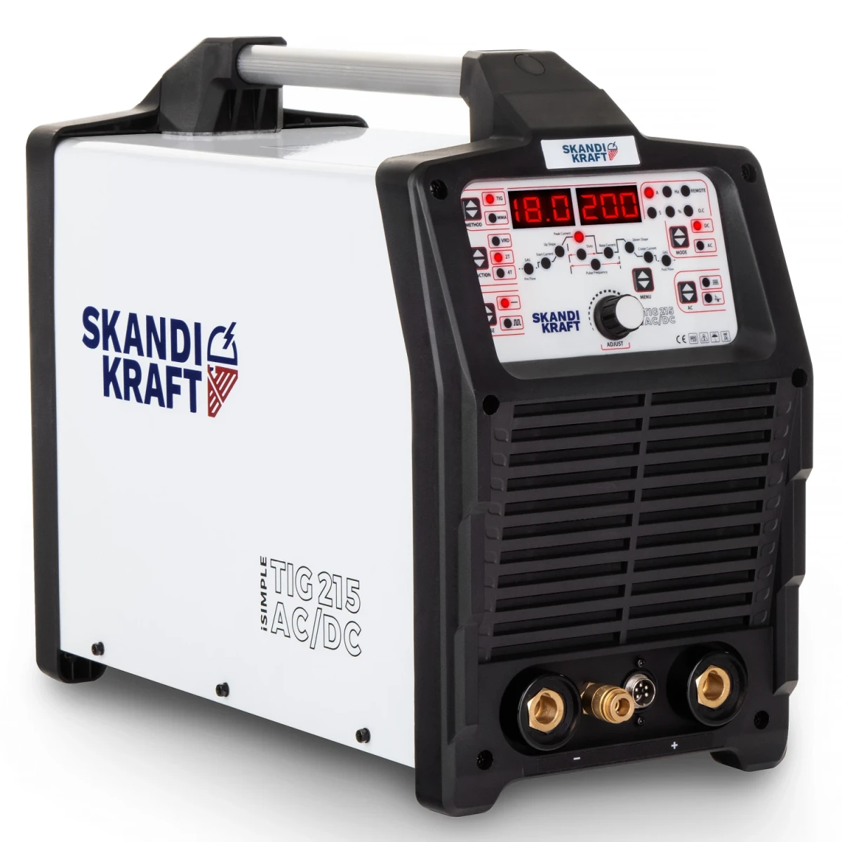 SKANDI KRAFT iSIMPLE TIG 215 AC/DC Frontansicht