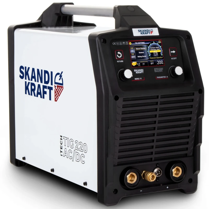 SKANDI KRAFT iTECH TIG 220 AC/DC Frontansicht