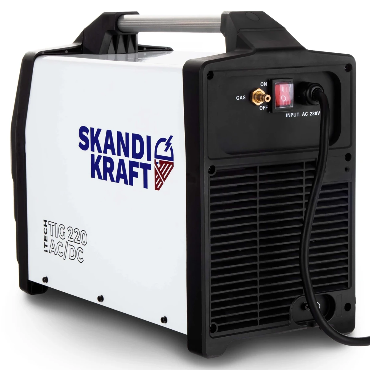 Rückansicht des SKANDI KRAFT iTECH TIG 220 AC/DC