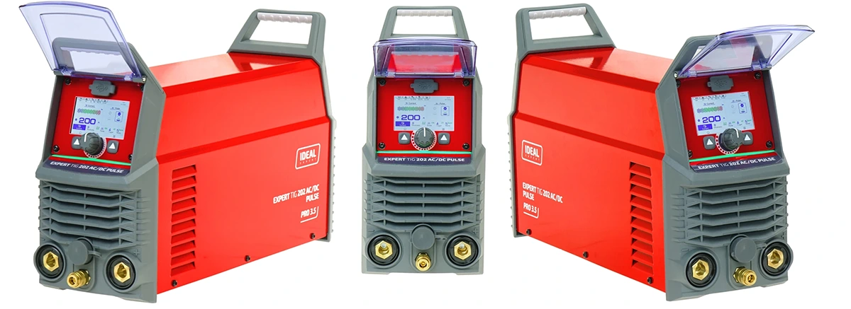 Spawarka Ideal Expert TIG 202 AC DC Pulse Pro 3.5 LCD