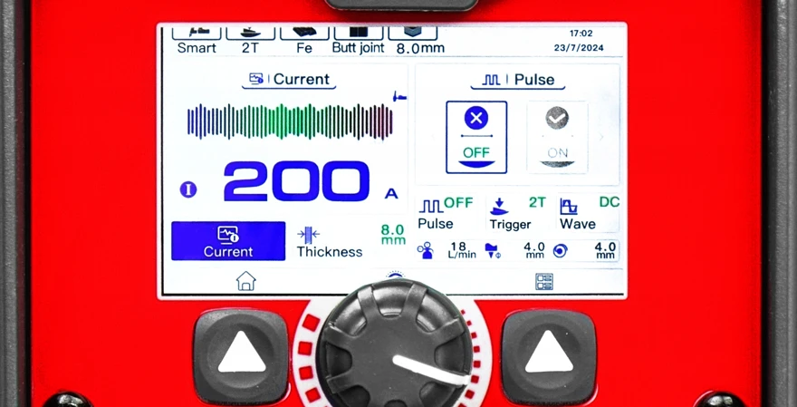 Inverter-Schweißgerät Ideal Expert WIG 201 DC Puls Pro 3.5 LCD