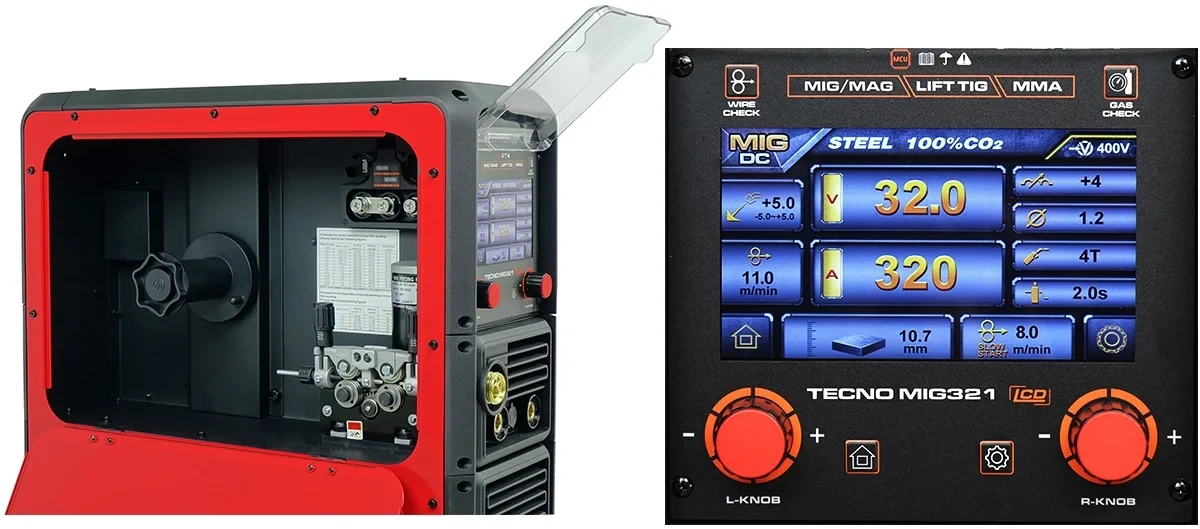 Schweißgerät Ideal Tecno MIG 321 Synergic - CollageLCD