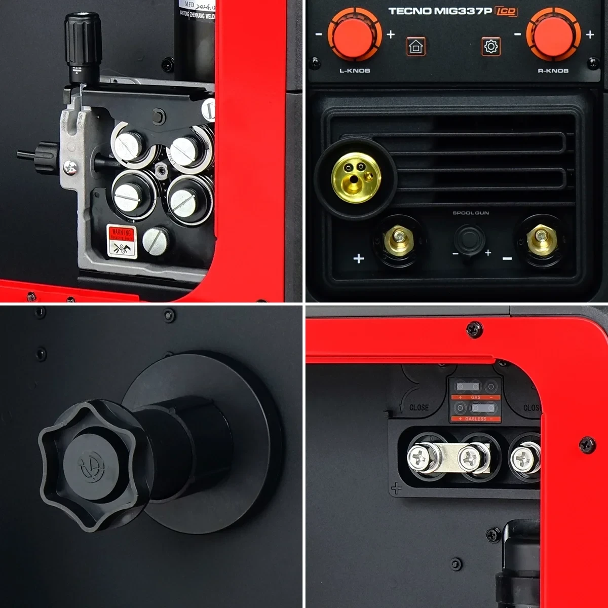 Schweißgerät Ideal Tecno MIG 337 Puls Synergic LCD - Collage
