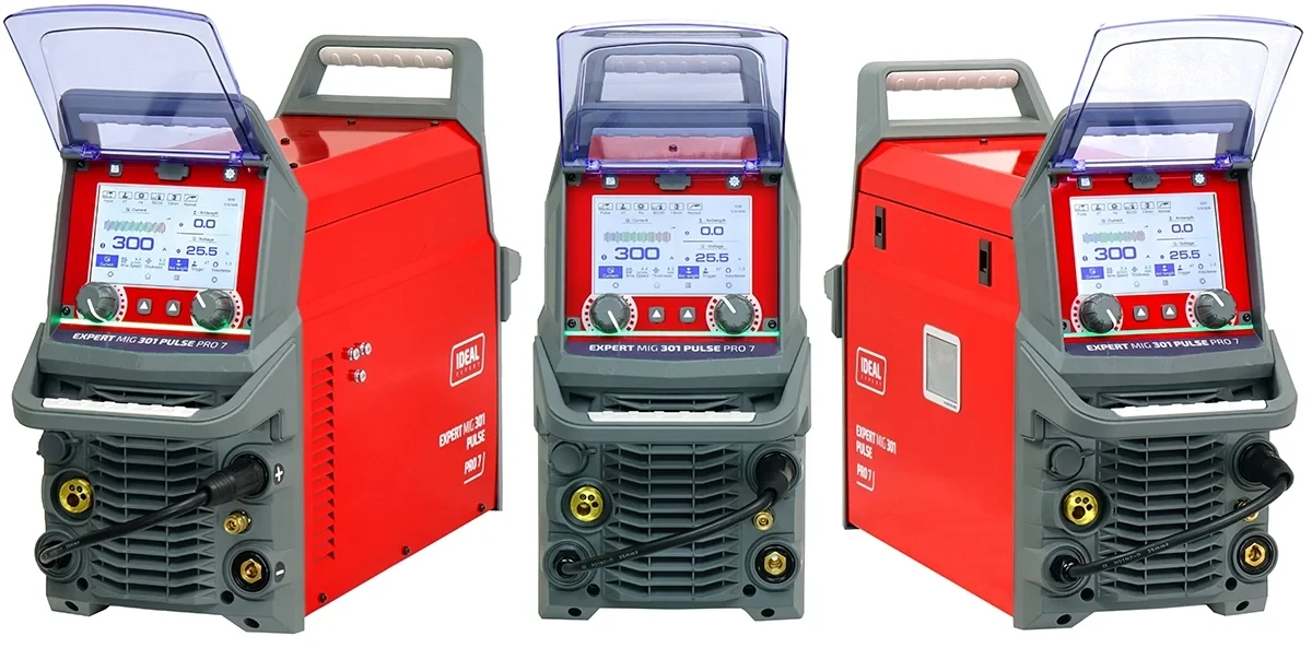 Ideal EXPERT MIG 301 PULSE Pro Multiprozess-Schweissgeraet 300 A 400 V - Collage
