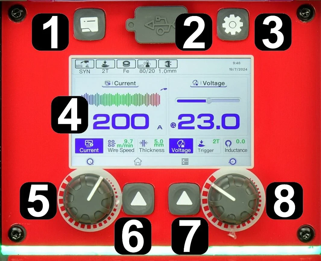 Schweißgerät Ideal Expert MIG 220 PFC Pulse Pro5 LCD - Bedenfield