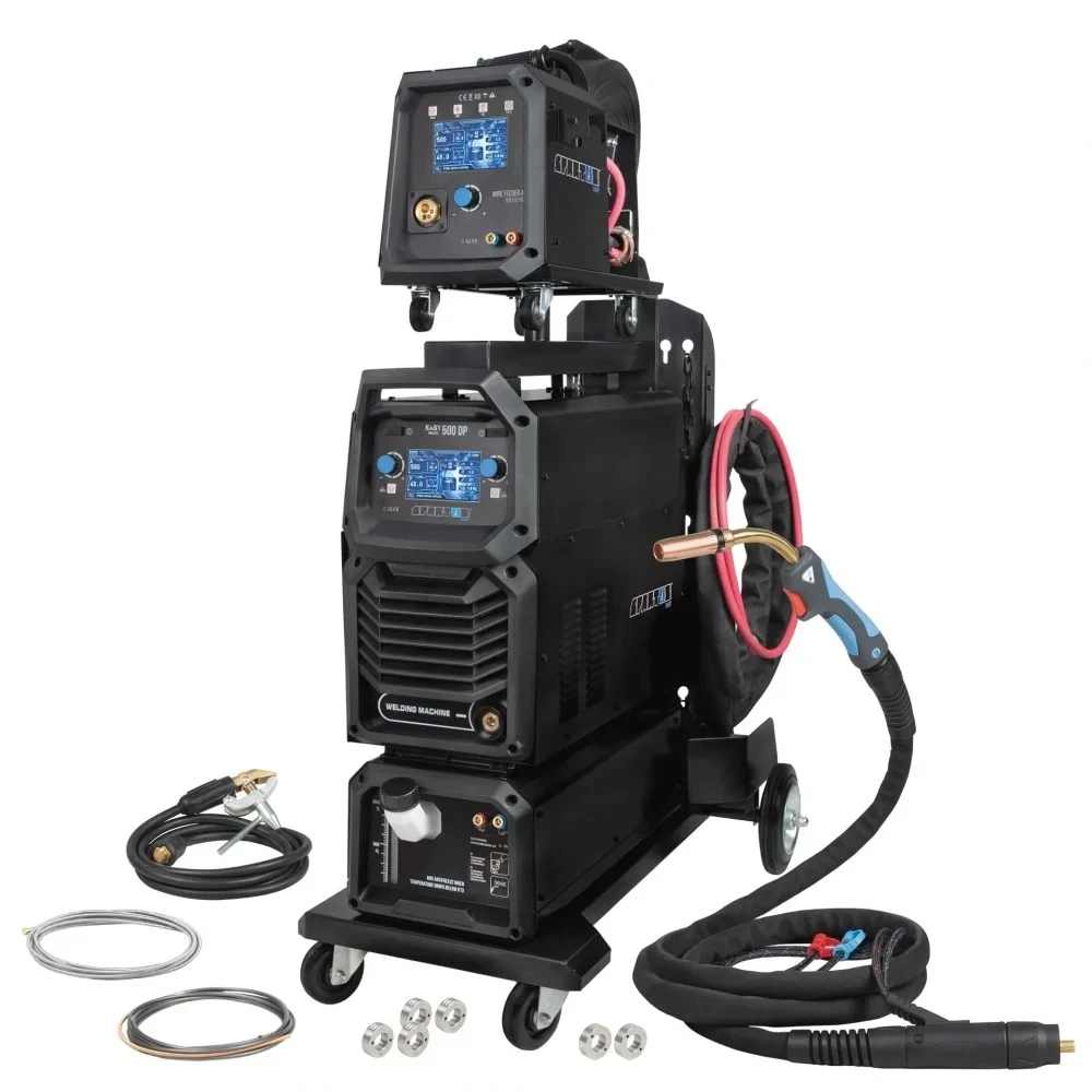 Spartus EasyMIG 500 Dual Pulse Schweißanlage mit separatem Drahtvorschub und Wasserkühlung