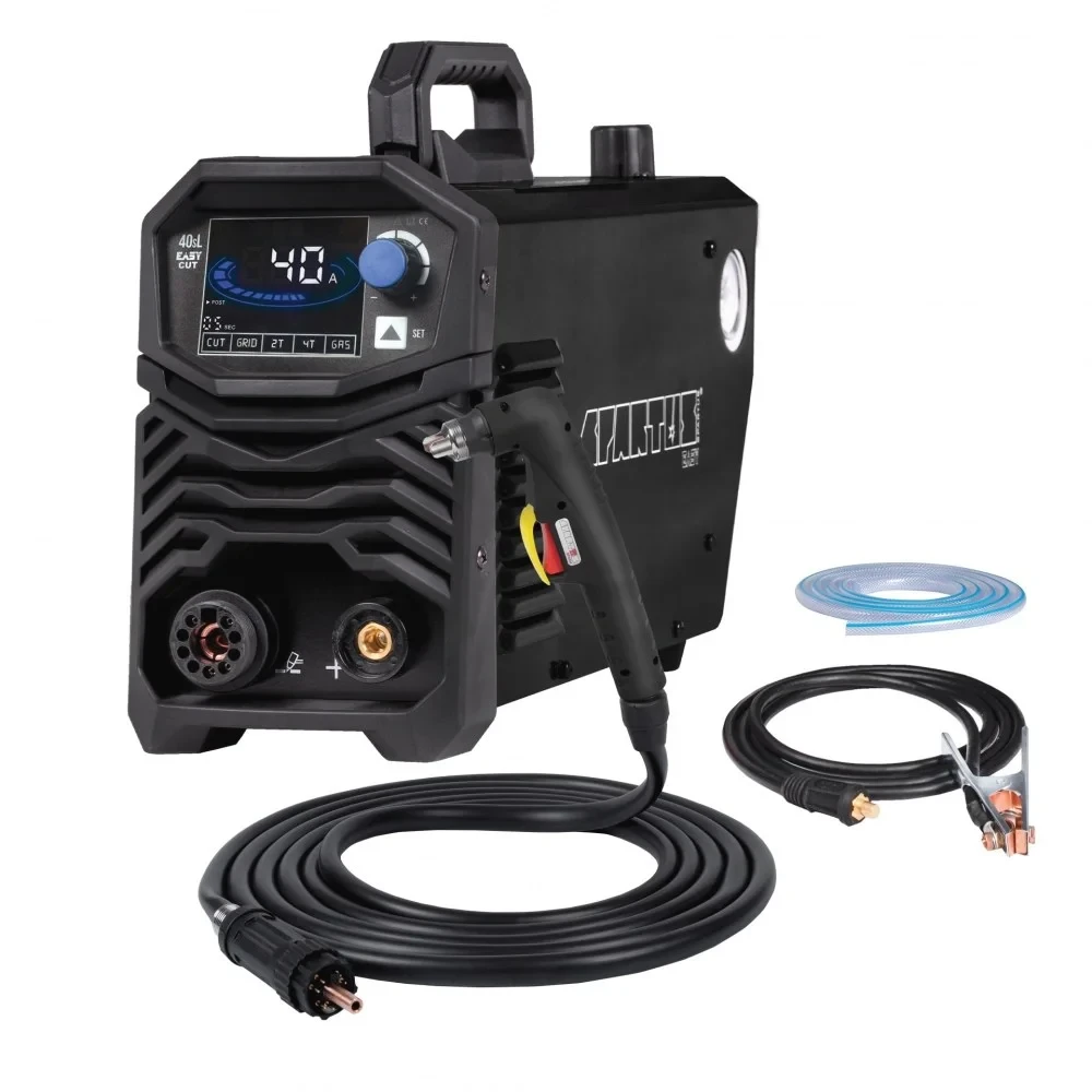 SPARTUS EasyCUT 40sL Inverter Plasmaschneider mit SP45H Brenner und Luftfilterregler - Hersteller-Set