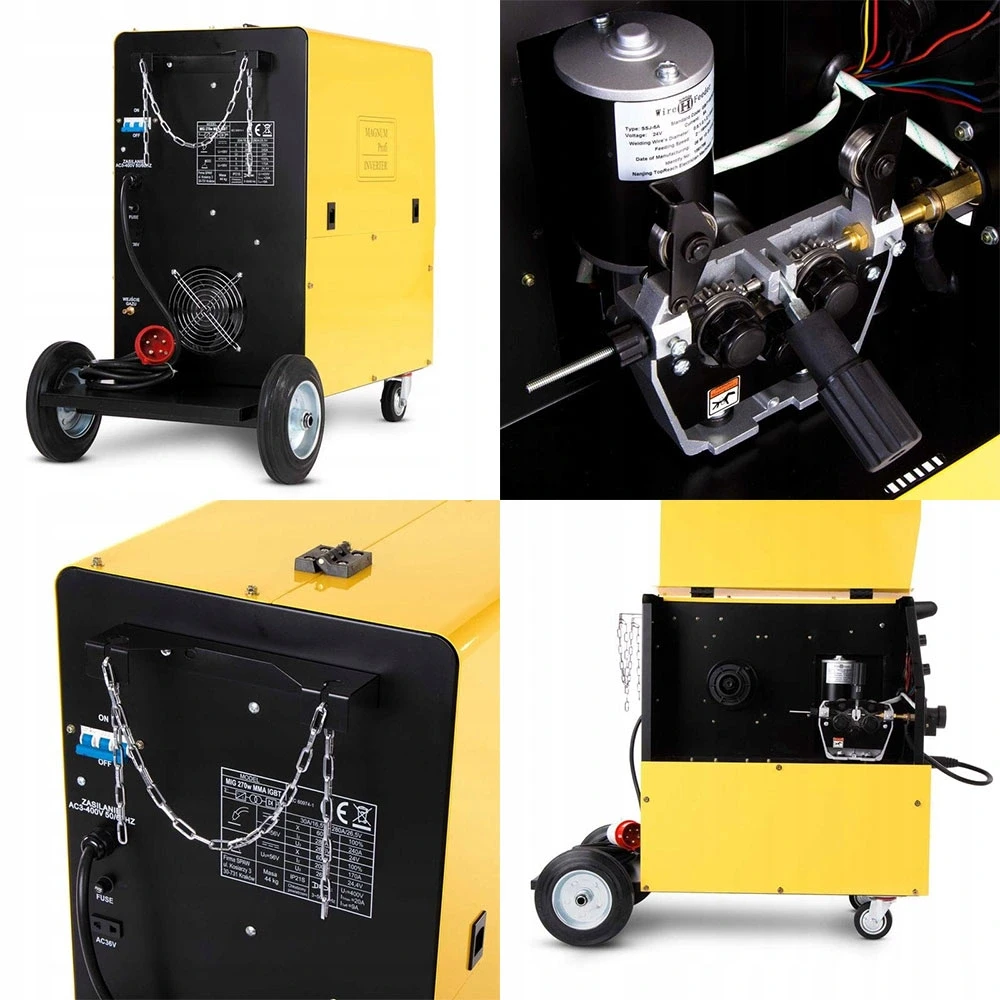 4 Rollen Drahtvorschub System der Magnum MIG MAG 270 W für stabile industrielle Drahtzufuhr