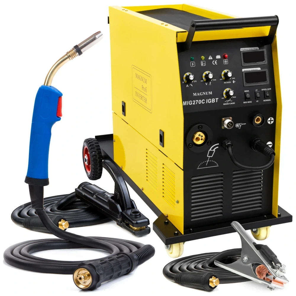 Magnum MIG 270C IGBT Inverter Schweißgerät mit 400 Volt Drehstromversorgung und 270 Ampere Schweißstrom