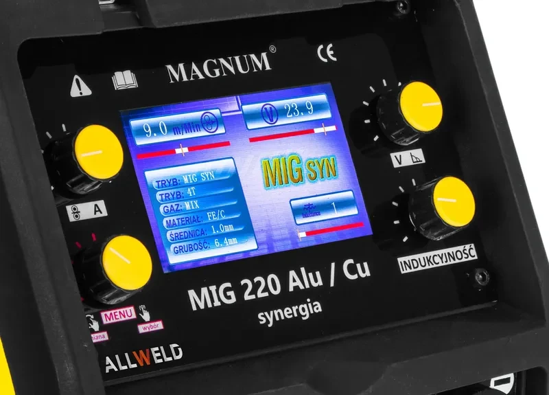 Anwendungsbereiche Magnum MIG 220 Aluminium Stahl Edelstahl Schweißprozesse Darstellung