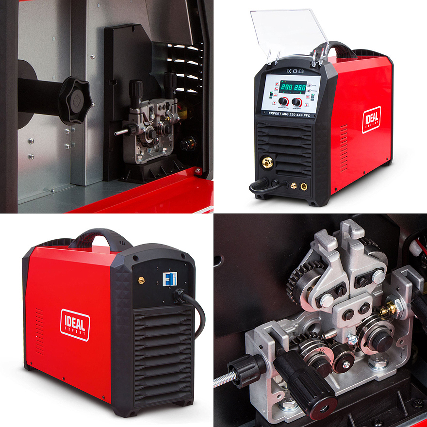 Schweißgerät MMA 250A Ideal Expert - Collage