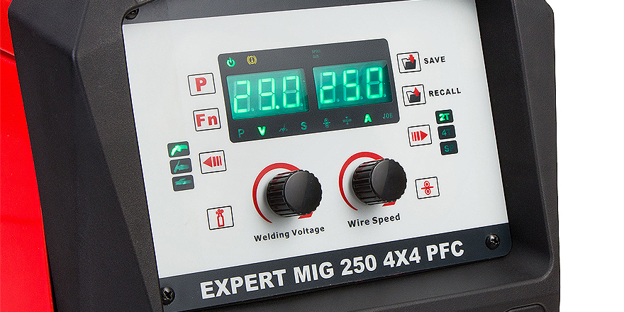Schweißgerät MMA 250A Ideal Expert - Bedienfield