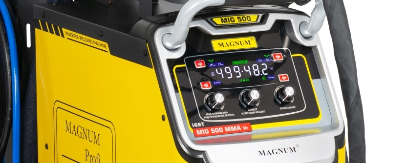 IGBT Inverter Steuerungseinheit im MAGNUM MIG 500 MMA V2 mit digitaler Anzeige