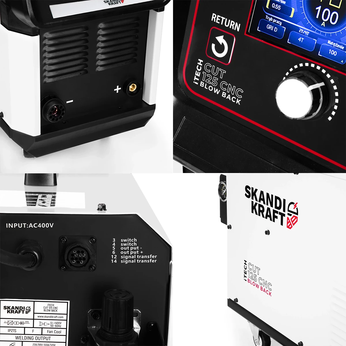 14 polige CNC Schnittstelle für automatisiertes Plasmaschneiden mit SKANDI KRAFT iTECH CUT 125