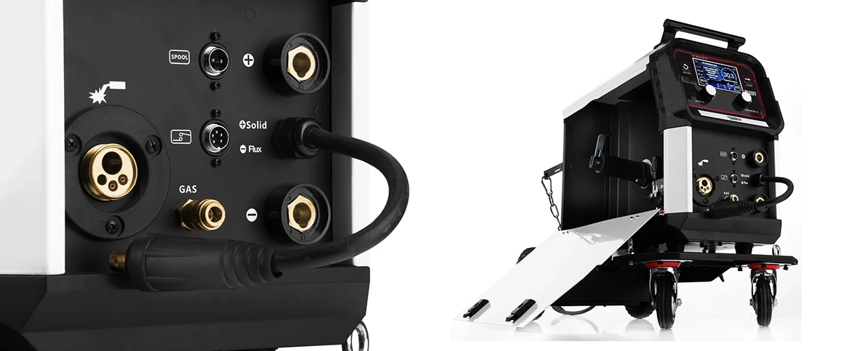 WIG HF AC DC Schweißen mit kontaktloser Hochfrequenzzündung und einstellbarer AC Balance