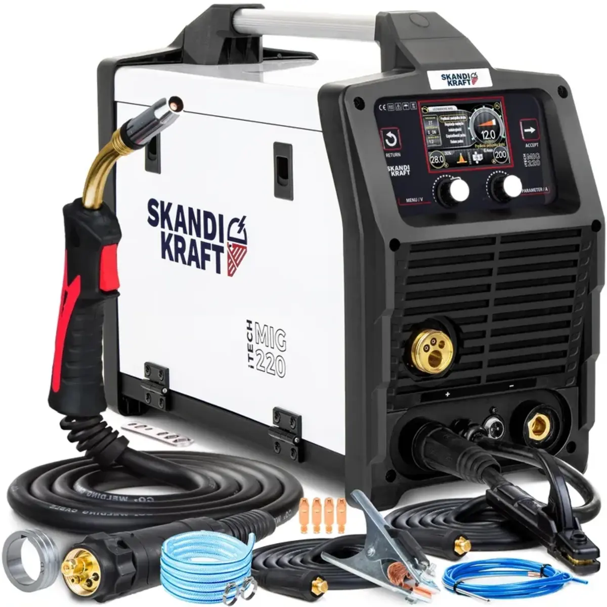 SKANDI KRAFT iTECH MIG 220 MIG/MAG - Hersteller-Set