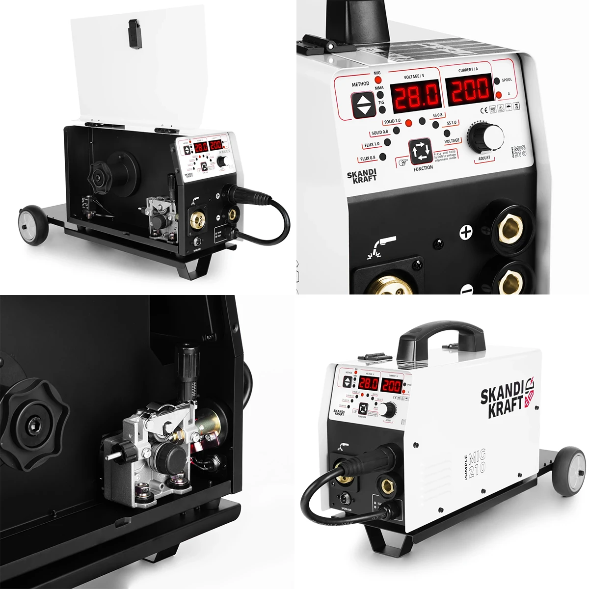 LIFT TIG Schweißen mit SOFT START und einstellbarem Schweißstrom am iSIMPLE MIG 210